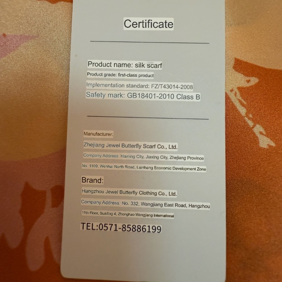 Baoshidi 100% Mulberry Silk Scarf – New with Tags & Box - Picture 10 of 13